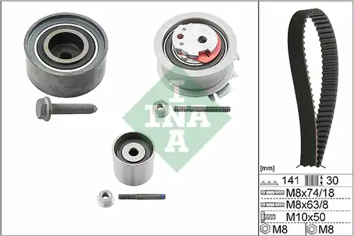 комплект ангренажен ремък INA 530 0405 10