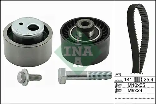 комплект ангренажен ремък INA 530 0470 10