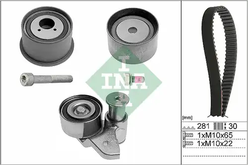 комплект ангренажен ремък INA 530 0479 10