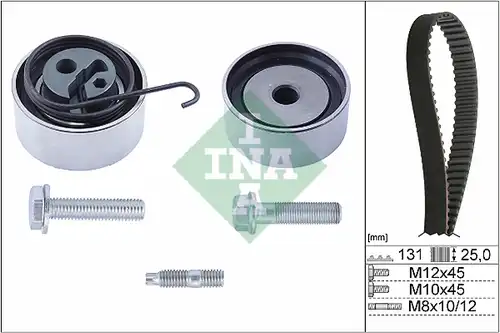 комплект ангренажен ремък INA 530 0494 10