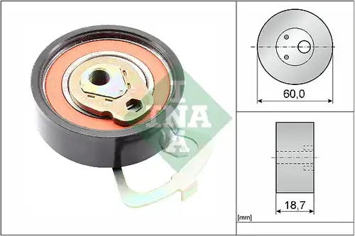 обтяжна ролка, ангренаж INA 531 0339 10