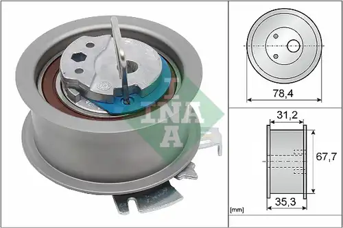 обтяжна ролка, ангренаж INA 531 0565 30