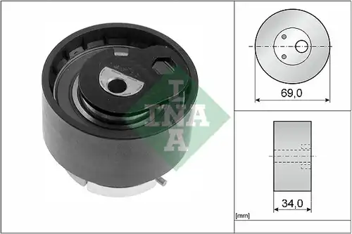 обтяжна ролка, ангренаж INA 531 0771 10