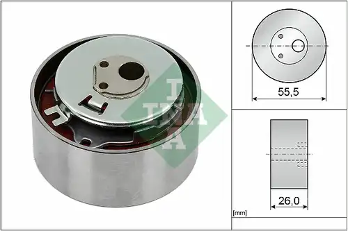 обтяжна ролка, ангренаж INA 531 0778 10