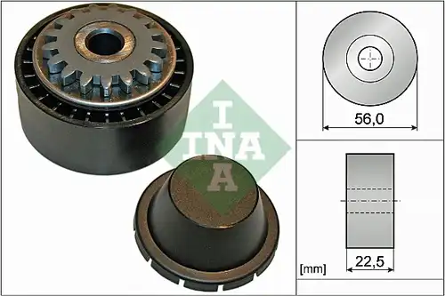 обтящна ролка, пистов ремък INA 531 0854 10