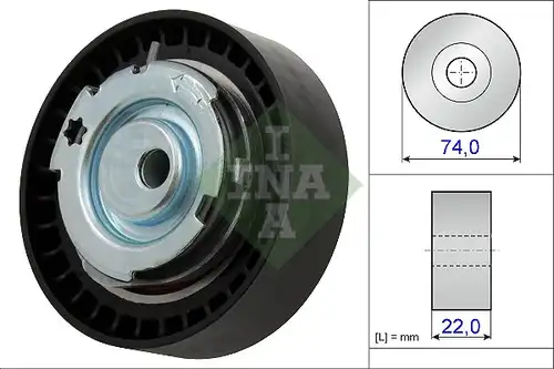 обтяжна ролка, ангренаж INA 531 0876 10