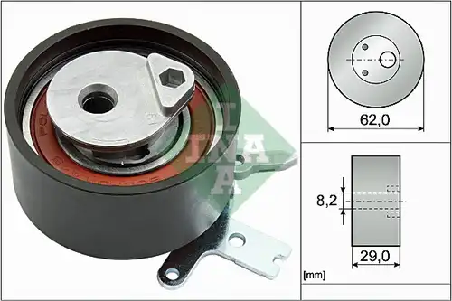 обтяжна ролка, ангренаж INA 531 0897 10