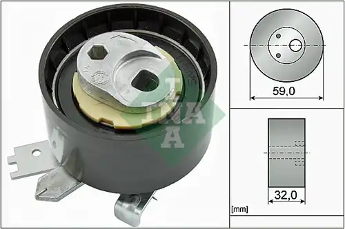 обтяжна ролка, ангренаж INA 531 0906 10