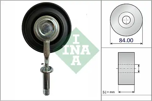 обтящна ролка, клинов ремък INA 531 0960 10