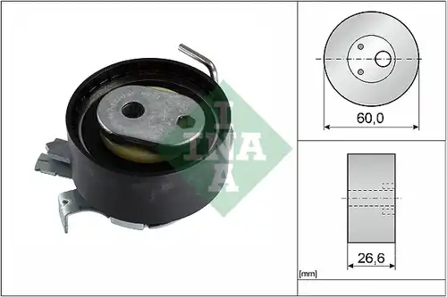 обтяжна ролка, ангренаж INA 531 0961 10