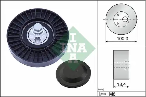 обтящна ролка, пистов ремък INA 531 0966 10