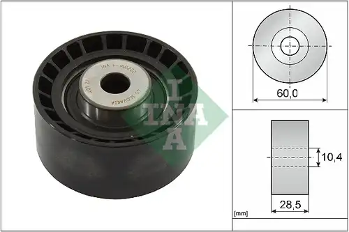 обтящна ролка, пистов ремък INA 532 0016 10