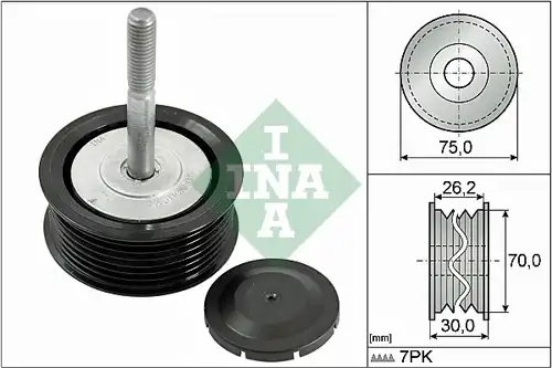 паразитна/ водеща ролка, пистов ремък INA 532 0792 10