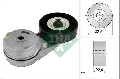 ремъчен обтегач, пистов ремък INA 534 0124 30