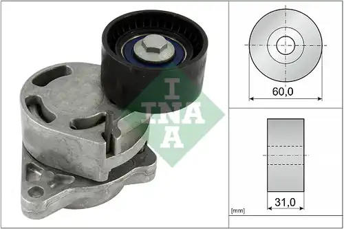 ремъчен обтегач, пистов ремък INA 534 0317 10