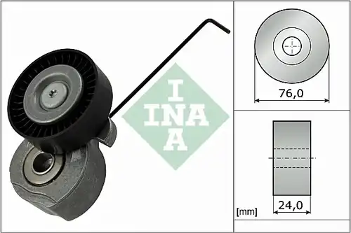 ремъчен обтегач, пистов ремък INA 534 0324 10