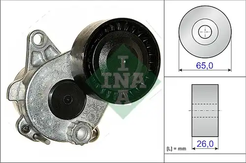 ремъчен обтегач, пистов ремък INA 534 0336 10