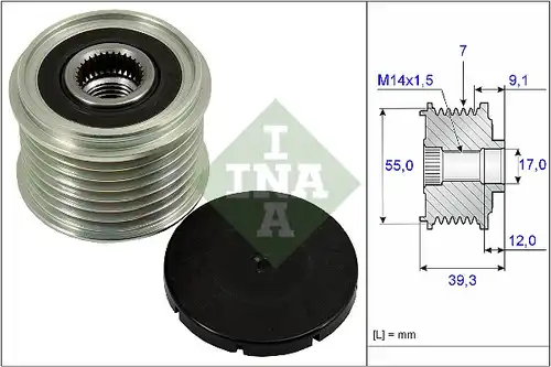 механизъм за свободен ход на генератор INA 535 0260 10