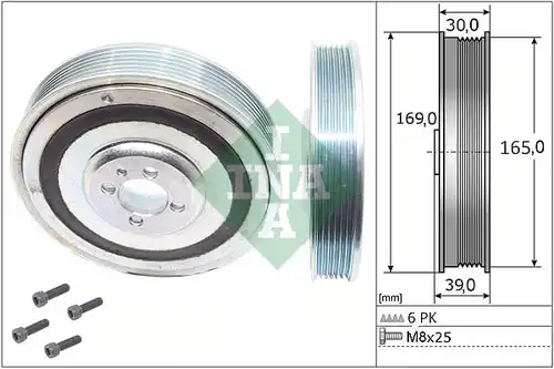 К-кт шайби, колянов вал INA 544 0080 20