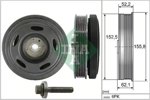 К-кт шайби, колянов вал INA 544 0516 20