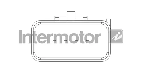 въздухомер-измерител на масата на въздуха INTERMOTOR 19353