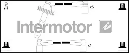 комплект запалителеи кабели INTERMOTOR 76034