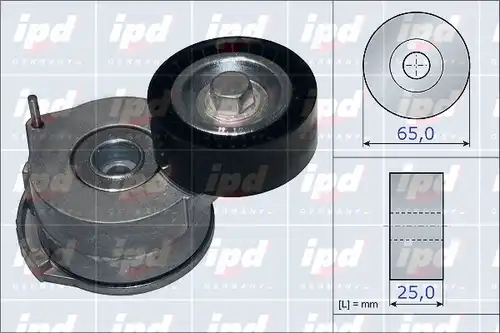 ремъчен обтегач, пистов ремък IPD 15-3900