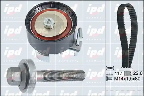 комплект ангренажен ремък IPD 20-1836