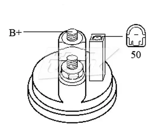 стартер ITAB AUTOMOTIVE 10040427OV