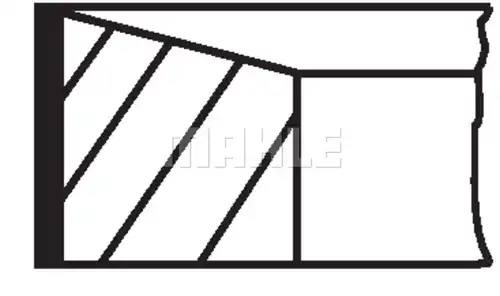 комплект сегменти IZUMI IMPR802150T