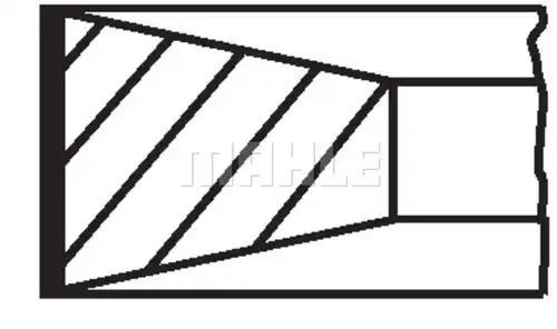 комплект сегменти IZUMI IMPR804490T