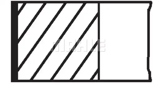 комплект сегменти IZUMI IMPR878671T