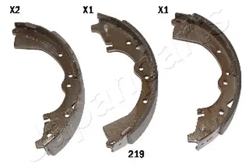 комплект спирачна челюст JAPANPARTS GF-219AF