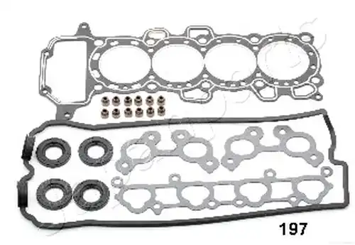 комплект гарнитури, цилиндрова глава JAPANPARTS KG-197