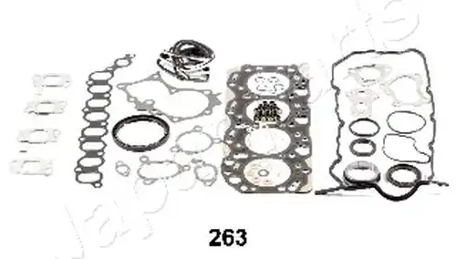 пълен комплект гарнитури, двигател JAPANPARTS KM-263