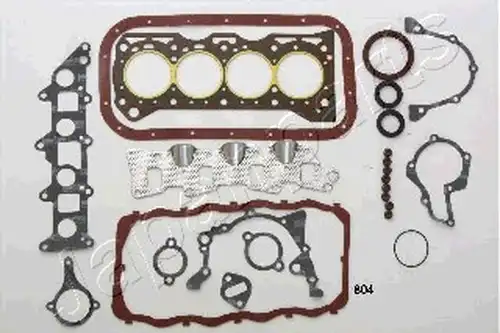 пълен комплект гарнитури, двигател JAPANPARTS KM-804