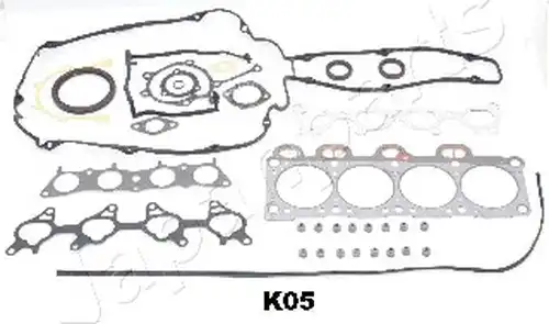 пълен комплект гарнитури, двигател JAPANPARTS KM-K05