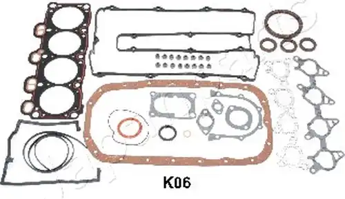 пълен комплект гарнитури, двигател JAPANPARTS KM-K06