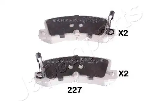 накладки JAPANPARTS PP-227AF