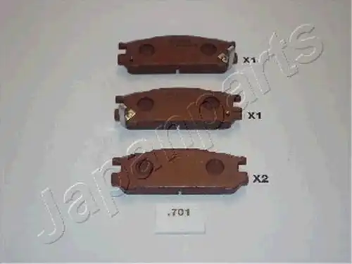 накладки JAPANPARTS PP-701AF