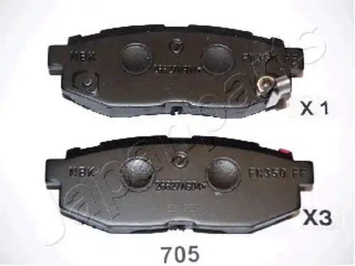 накладки JAPANPARTS PP-705AF