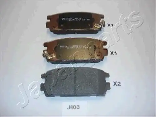 накладки JAPANPARTS PP-H03AF