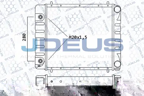 воден радиатор JDEUS 002M24