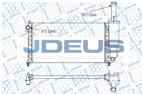 воден радиатор JDEUS 011M60