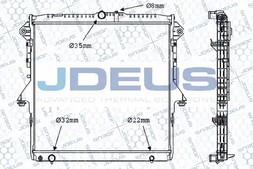 воден радиатор JDEUS 012M62