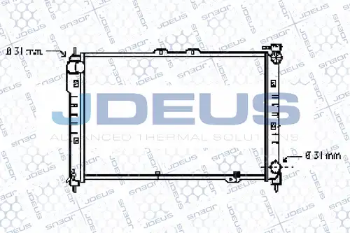 воден радиатор JDEUS 016N16