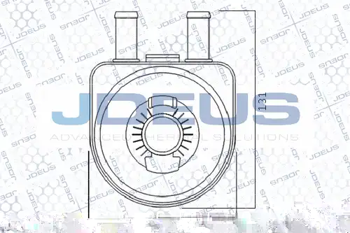 маслен радиатор, двигателно масло JDEUS 407M21A
