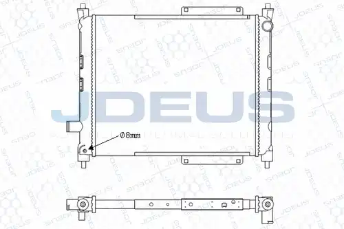 воден радиатор JDEUS M-0020361