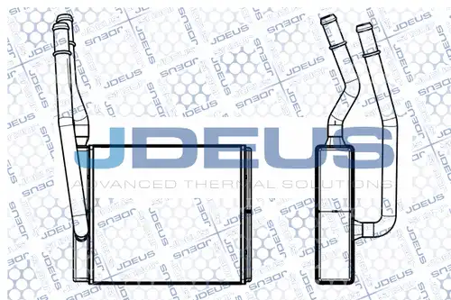 топлообменник, отопление на вътрешното пространство JDEUS M-2121060