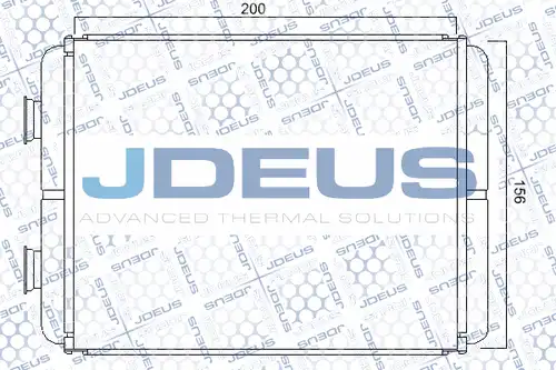 топлообменник, отопление на вътрешното пространство JDEUS M-228033A